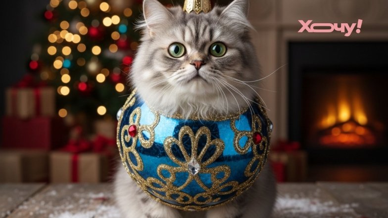 Як одягнути кота чи собаку на Новий рік
