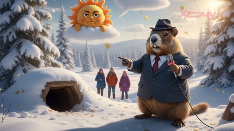 Поздравление с днем сурка