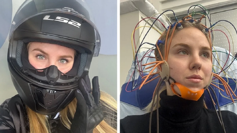 Итальянская принцесса после аварии в больнице