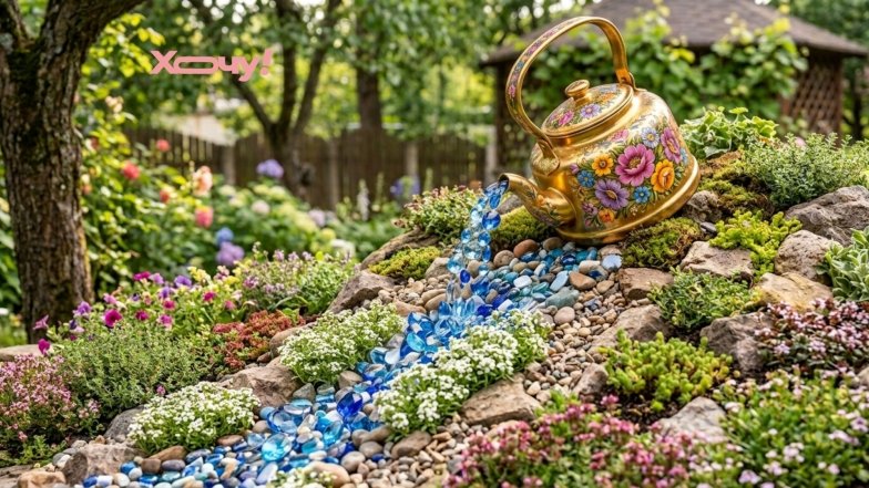 Як дати друге життя старому чайнику на дачі