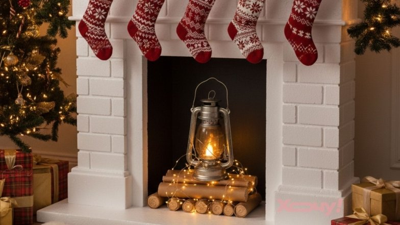 Как сделать камин имитацию