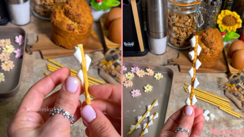 лайфхак для украшения пасок