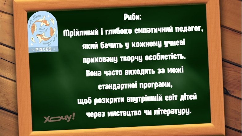 Якби знаки Зодіаку були вчителями