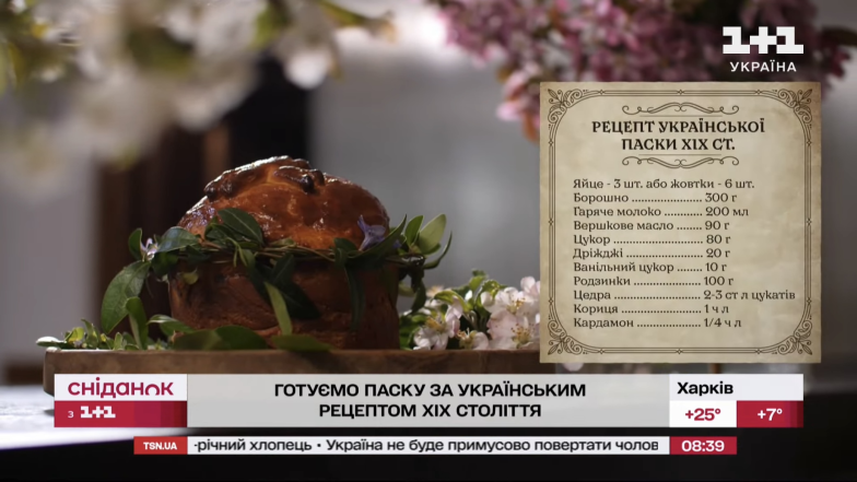 Старинный рецепт паски 1863 года, адаптированный Валентиной Хамайко под современность.