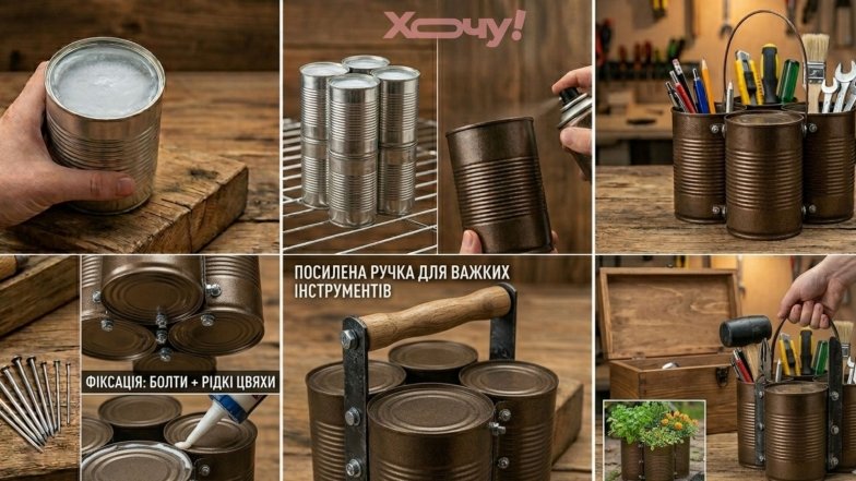 Как использовать старые жестянки на даче