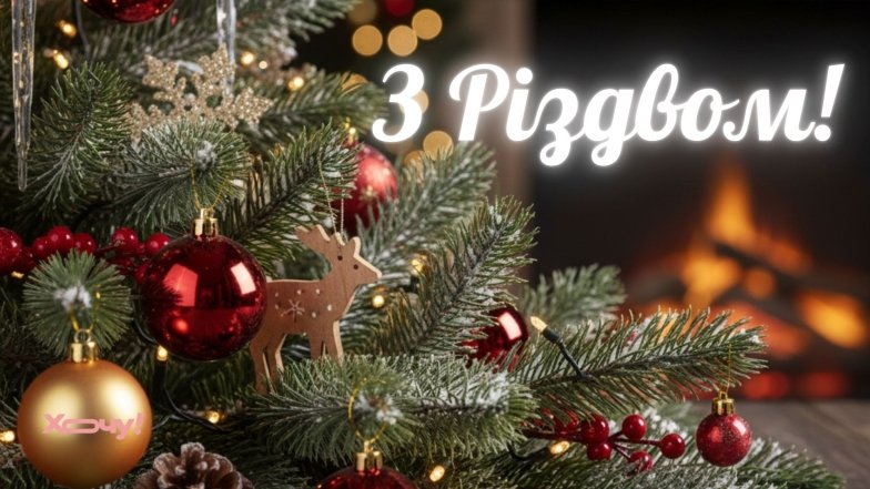 Поздравления с Рождеством в картинках