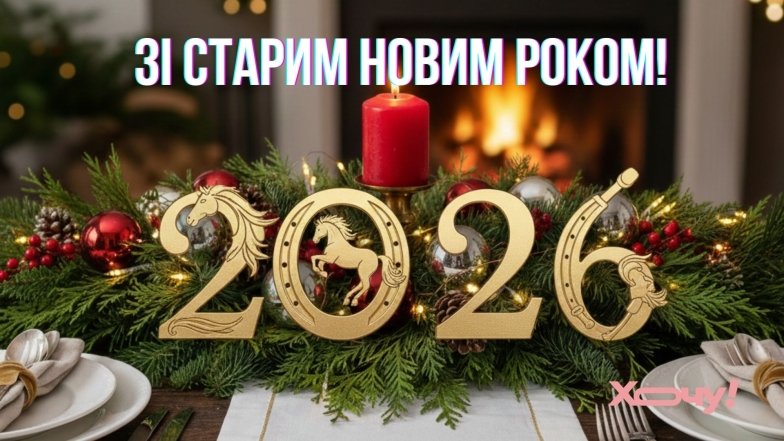 Старий Новий рік 2026 в Україні: красиві картинки, листівки