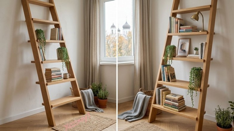Как стильно расставить книги без стеллажа