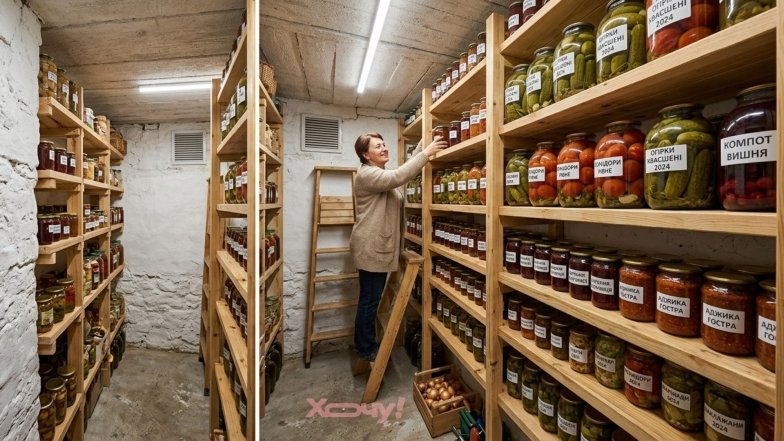 Как разместить банки в маленьком подвале