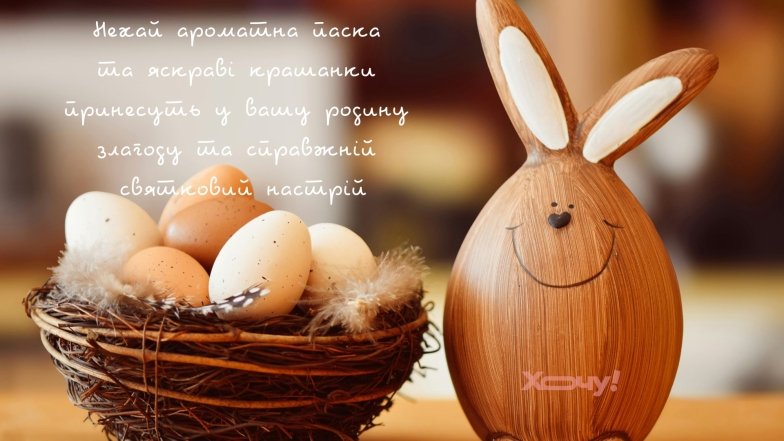 Привітання у листівках та картинках з Великоднем