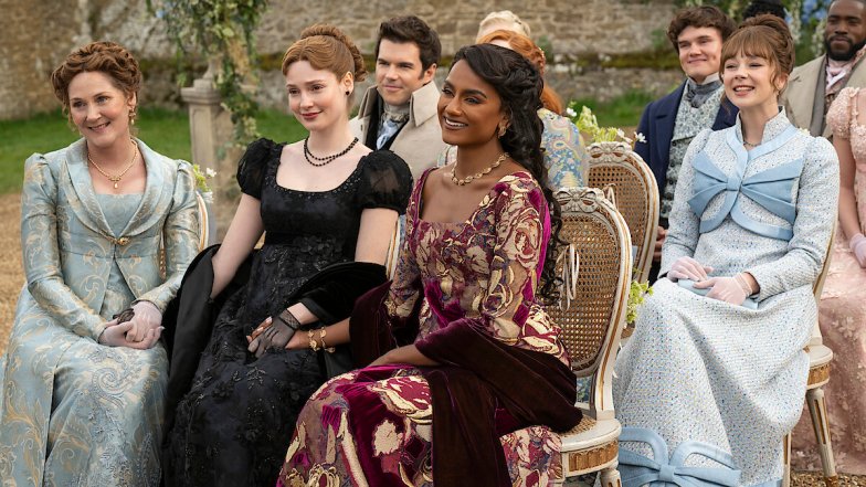 Образы из сериала Бриджертоны.