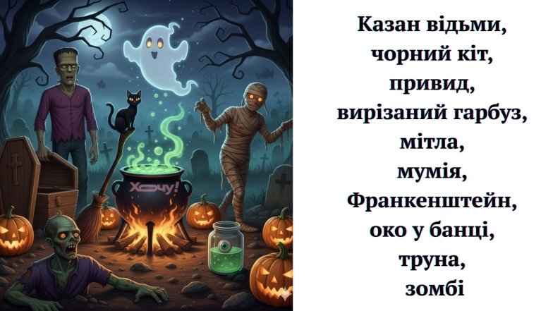 Веселое пророчество на Геловин Смешное Хэллоуин-предсказание в картинке