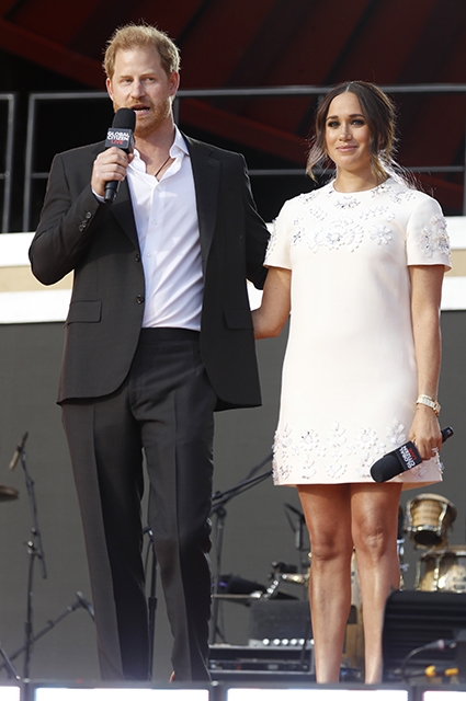 Меган Маркл и принц Гарри выступили с речью о вакцинации на концерте Global Citizen Live - фото №1