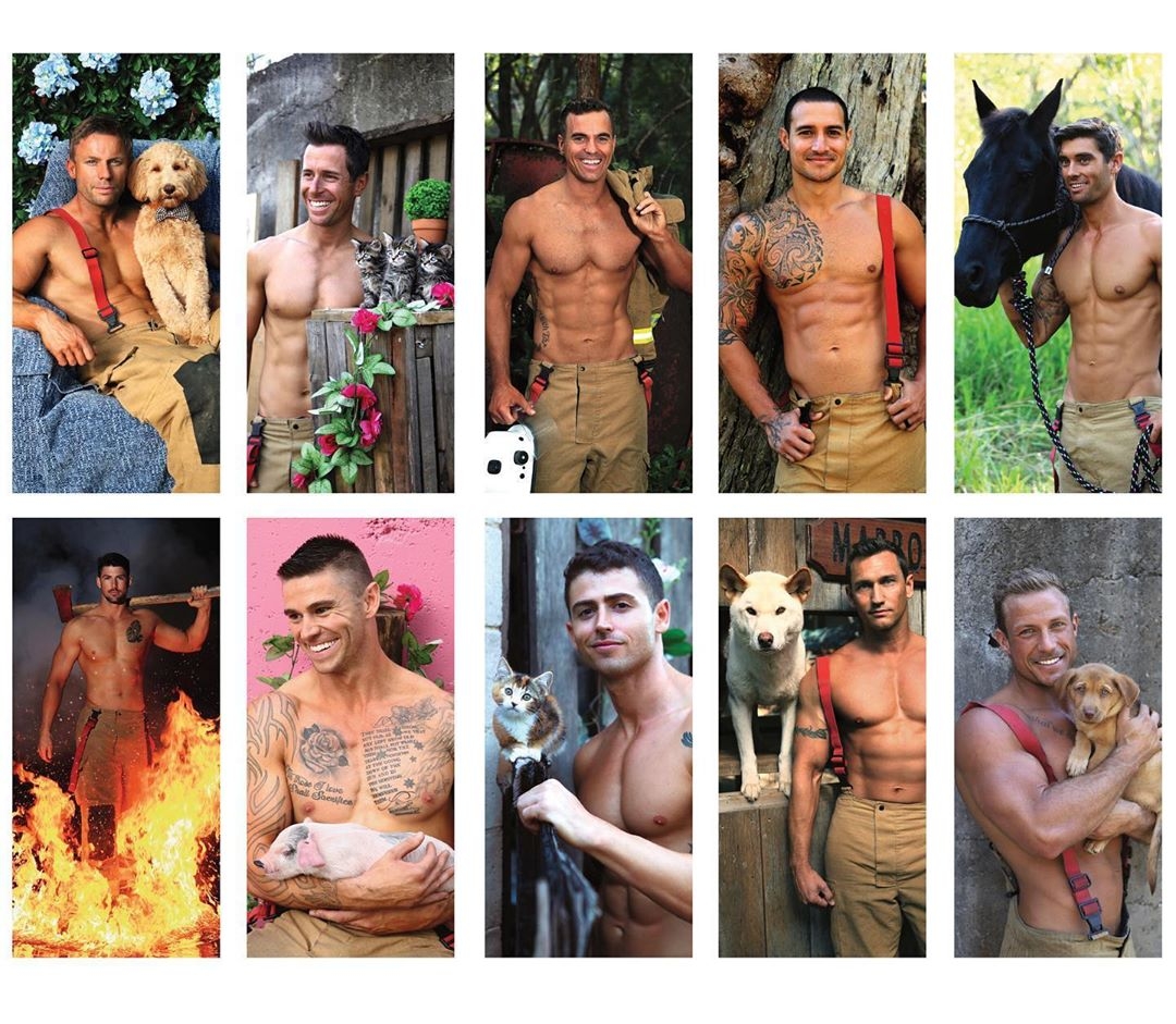 календарь австралийских пожарных
