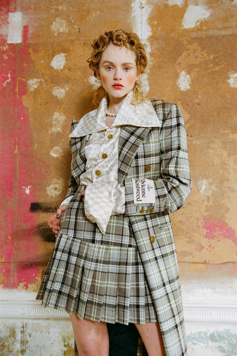 Береты, клетка и туфли на платформе: обзор новой коллекции Vivienne Westwood (ФОТО) - фото №2