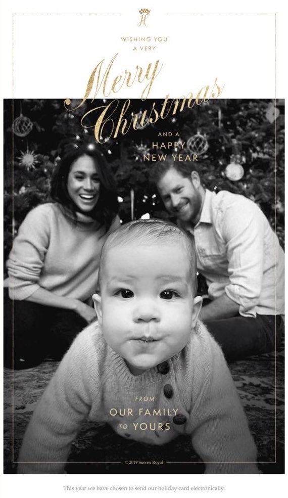 Меган Маркл и принц Гарри представили свою рождественскую открытку (ФОТО) - фото №1