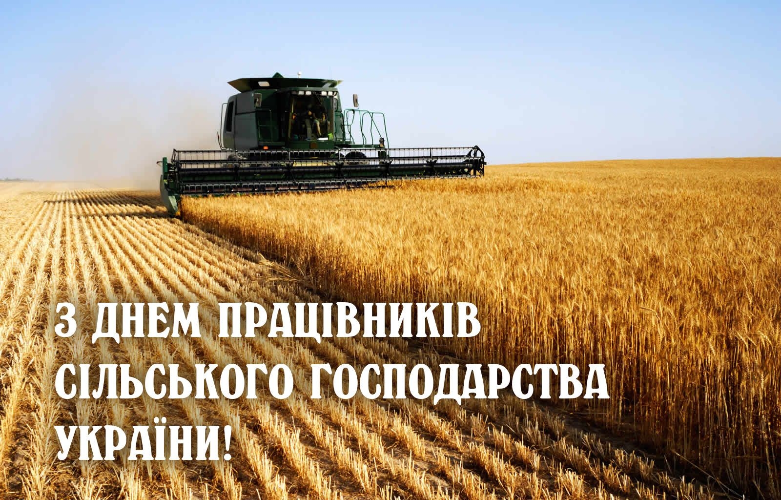 День працівників сільського господарства України листівки