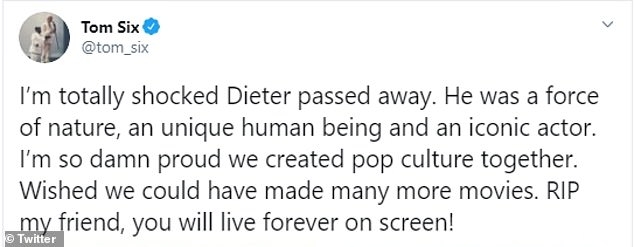 Умер актер Дитер Лазер, сыгравший злодея в "Человеческой многоножке" - фото №3