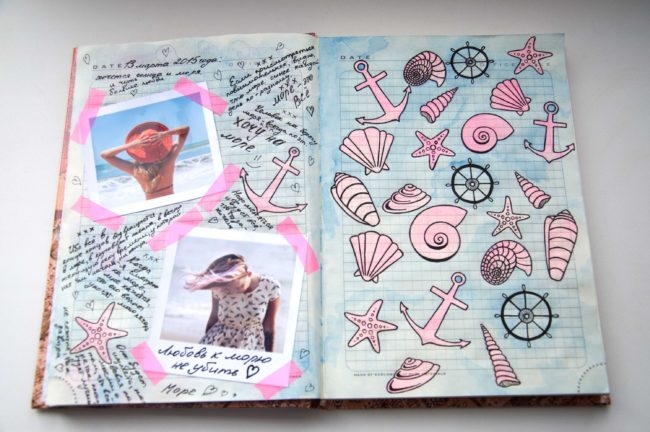 Лёгкие идеи для личного дневника